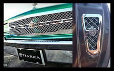 1986-1990 Chevy Caprice chrome GRILLE and DOOR JAMB vents dual weave mesh grill picture