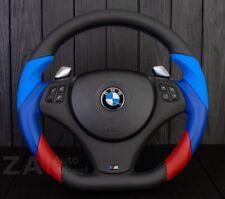 BMW Steering Wheel custom flat bottom PADDLE   E90 E92 E93 335i  M3 135i 328i picture