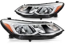Pair Headlights Assembly For 2016-2019 Chevrolet Cruze Chrome Clear Left Right picture