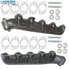 For 2000-2013 Ford Super Duty Van Exhaust Manifold Headers Left / Right Set picture