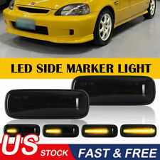 For Honda Civic 1996-2000 Ballade Sequential LED Side Marker Blinker Lights 2X picture