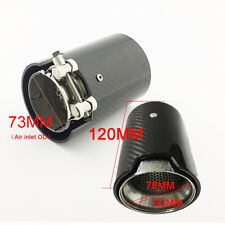 Carbon Fiber Exhaust tip pipe For M2 F87 M3 F80 M4 F82 F83 M5 F10 M6 F12 F13 X5M picture