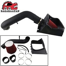 Black Cold Air Intake System Filter Heat Shield for 2011-2014 Ford F150 5.0L V8 picture