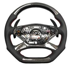 REAL CARBON FIBER STEERING WHEEL FOR 11-13 Mercedes W221 S65 AMG CL550 CL63 S63 picture