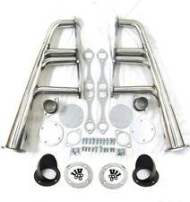SBC Chevy Lake Style Lakester Headers 305 STAINLESS 1 5/8
