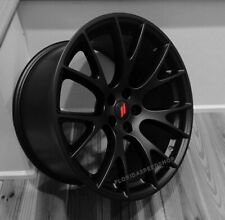 Hellcat Satin Matte Black wheels 20x9