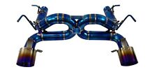 Fit Ferrari F8 Tributo 20-22 Titanium X-Pipe Exhaust System Without Valve BLUE picture