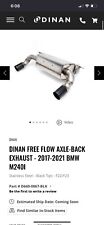 2017-2019 BMW M240i F22 F23 D660-0067-BLK Dinan Free Flow Axle-Back Exhaust picture