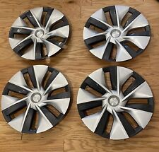 Four Tesla Gemini Silver Aero Wheel Covers  19