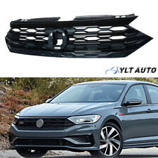 For 2019 2020 2021 2022 Volkswagen VW Jetta MK7 Glossy Black Front Upper Grille picture