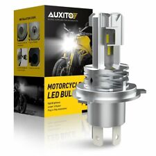 Auxito Motorcycle H4 9003 LED Headlight High Low Beam 6000K Bulb 8000LM All-in-1 picture