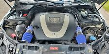 DUAL TWIN FILTERS AIR INTAKE FOR 2008-2012 MERCEDES BENZ C300 3.0L V6 (BLUE) picture