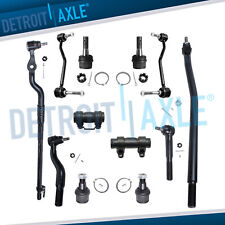 4WD 12pc Front Drag Link Ball Joint Sway Bar End Link Tie Rod for Ford F-250 SD picture