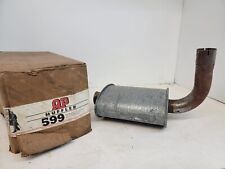 Vintage NORS 1958 Oldsmobile Muffler Dual Exhaust Replaces GM 573640-573641 picture