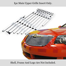 For 2004-2008 Chrysler Crossfire Upper Stainless Silver Billet Grille Insert picture