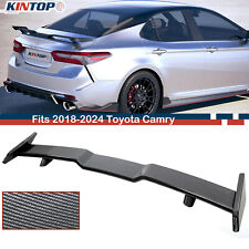 Rear Trunk Spoiler Wing for 2018-2024 Toyota Camry SE LE Carbon Fiber TRD Style picture
