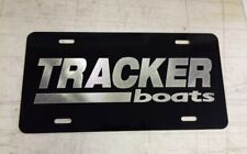 Tracker Boats LOGO Car Tag Diamond Etched on Aluminum License Plate picture