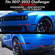 CHALLENGER WIDEBODY SMOKE Side Marker Reflectors Overlays PreCut Tint Front Rear picture