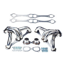 For 283-400 Small Block Chevy Street Rod SBC V8 Stainless Shorty Hugger Headers  picture