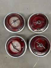 1963 Chevy BelAir Biscayne Impala Taillights Tail Lights Lamps Lens Bezels Trim picture