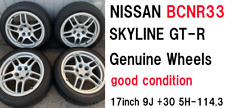 R33 SKYLINE BCNR33 GT-R Genuine wheels 17inch 9J +30 5x114.3 No tires picture