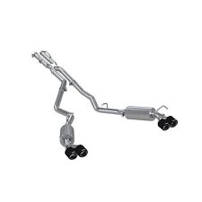 Fits 2020-2024 Ford Explorer 2.5in. Cat Back; Dual Rear; Quad Tips - S52053CF picture