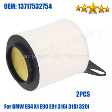 2PCS Engine Air Filter For BMW E84 X1 E90 E91 316i 318i 320i E87116i 118i 120i picture