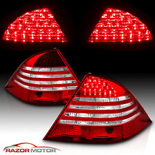 2000-2006 Mercedes-benz W220 S-Class S430 S500 S600 S550 Red LED Tail Lights Set picture