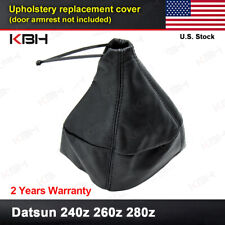 Manual Shifter Shift Boot Replacement PU Leather For Datsun 240z 260z 280z Black picture