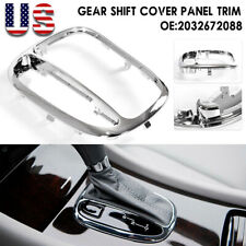 Chrome For Mercedes-Benz C Class W203 C230 C320 Gear Shift Panel Cover Trim New picture