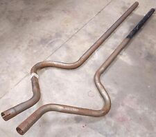 NOS 1959 Ford Galaxie Sunliner Convertible Rear Exhaust Pipes, Left & Right Pair picture