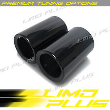 Titan Black Exhaust Tailpipe Muffler Tip for BMW F20 F21 F22 F30 F31 F32 F33 F36 picture