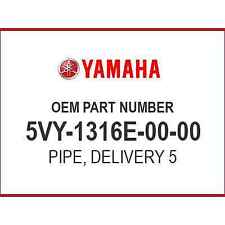 Yamaha PIPE, DELEVERY 5 5VY-1316E-00-00 OEM NEW picture
