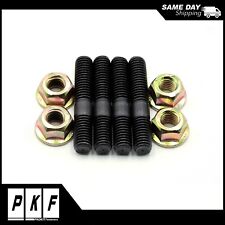 8mm Exhaust Stud & Lock Nuts M8x1.25 Pack of 4 Studs 4 Lock Nuts picture