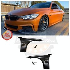 14-20 F80 F82 M3 M4 STYLE FENDERS W/ GRILLES & LOGO FOR BMW F32 F33 F36 4 SERIES picture