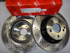TRW OEM Front Slot Brake Discs For Benz E55 AMG CLS55 AMG SL55 AMG SL600 picture
