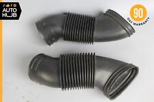 03-12 Mercedes R230 SL600 SL65 AMG Air Intake Duct Pipe Hose Set of 2 OEM picture