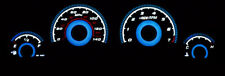 Blue / White Glow Gauge Face Overlay fit for 06-10 Dodge Charger Magnum w 140MPH picture