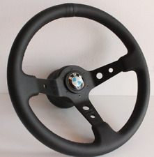 Steering Wheel Fits For BMW Sport Deep Dish Black Leather E31  E34 E36 Z3 92-98' picture