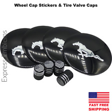 4 Ford Mustang Wheel Cap Hub Sticker Decals 2.20