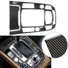2Pcs Gear Shift Box Panel Cover Trim For Audi A4 A5 Q5 Carbon Fiber Auto Car picture