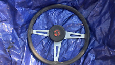 MG MGB GOOD STEERING WHEEL AND HORN PUSH 1968-76 picture