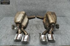 Mercedes W219 CLS55 AMG Exhaust Mufflers Dual Tips Left & Right Side Set OEM picture