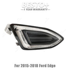 Fog Light LED DRL Bumper Driving Lamp Black Right Side For 2015-2018 Ford Edge picture