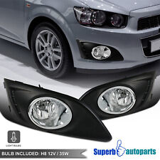 Fits 2012-2016 Chevy Sonic Bumper Lamp Driving Fog Lights Replacement w/Bezel picture