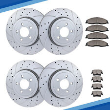 5.7L 345mm Front & Rear Brake Rotors + Pads for Charger Challenger Chrysler 300 picture