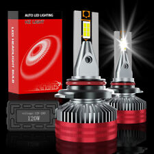 9005 Led Headlight Bulbs Kit High Low Beam Super Bright 6700K 40000lm 120w x2 picture