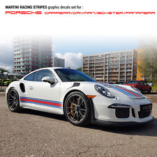 Martini Racing stripes set for Porsche Carrera / Cayman / Boxster picture