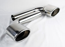 Stainless Exhaust Muffler Pipe Tips for Porsche 911 996 Carrera C2 C4 GT 98-05 picture