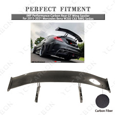 iMP Carbon Rear GT Wing Spoiler for 2015-2021 Mercedes Benz W205 C63  AMG Sedan picture